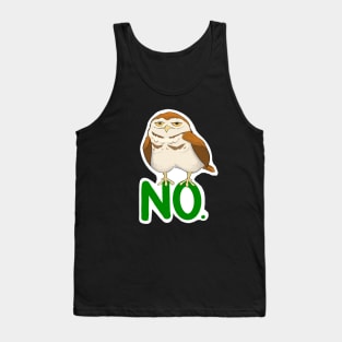 Grumpy Burrowing Owl NO. Tank Top